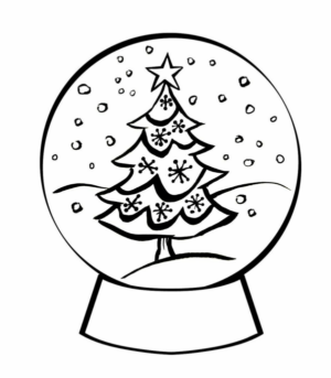 Disegno di albero di Natale da stampare e colorare 232