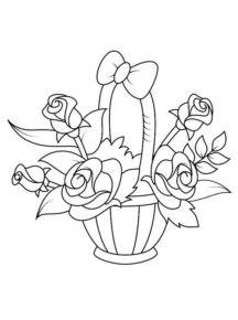 Disegno di fiore da stampare e colorare 209