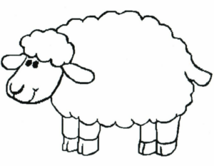 Disegno di pecora da stampare e colorare 79