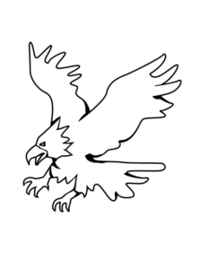 Disegno di aquila da stampare e colorare 5