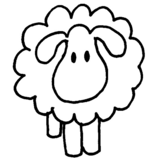 Disegno di pecora da stampare e colorare 49