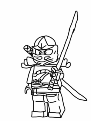 Disegno di Ninja Go da stampare e colorare 55