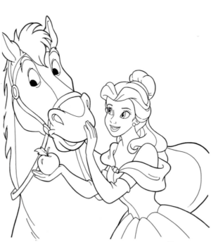 Disegno di Tutte le principesse Disney da stampare e colorare 26