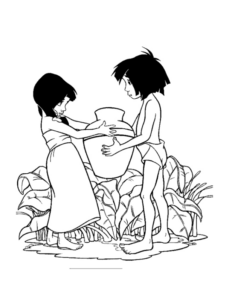 Disegno di Il libro della giungla da stampare e colorare 5