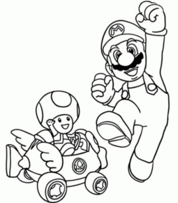 Disegno di Super Mario da stampare e colorare 135