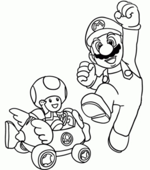 Disegno di Super Mario da stampare e colorare 135