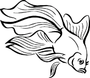 Disegno di pesce da stampare e colorare 132