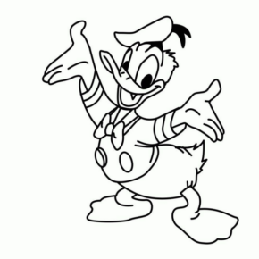 Disegno di Paperino da stampare e colorare 85