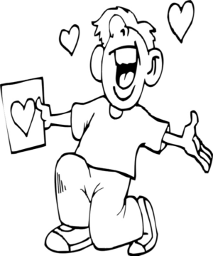 Disegno di San Valentino da stampare e colorare 15 Disegno di San Valentino da stampare e colorare 15