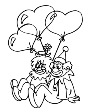 Disegno di clown da stampare e colorare 29