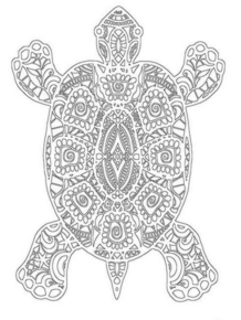 Disegno di mandala da stampare e colorare 1036