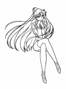 Disegno di Sailor Moon da stampare e colorare 50