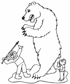Disegno di orso polare da stampare e colorare 33