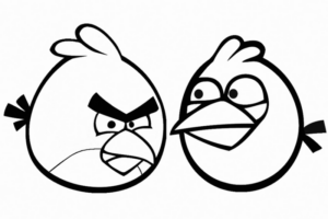 Disegno di Angry birds da stampare e colorare 125