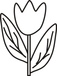 Disegno di fiore da stampare e colorare 137