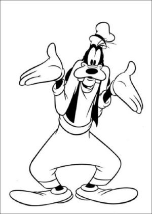Disegno di Pippo da stampare e colorare 26