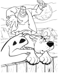 Disegno di Scooby Doo da stampare e colorare 132