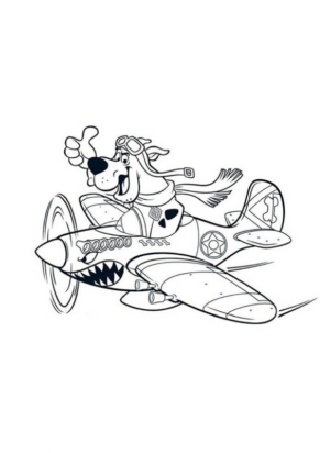 Disegno di Scooby Doo da stampare e colorare 137