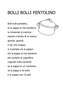 Bolli bolli pentolino