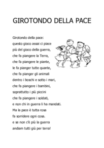 Girotondo della pace