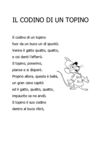 Il codino di un topino