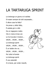 La tartaruga sprint
