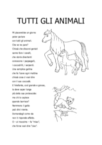 Tutti gli animali