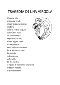 Tragedia di una virgola