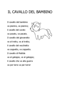 Il cavallo del bambino