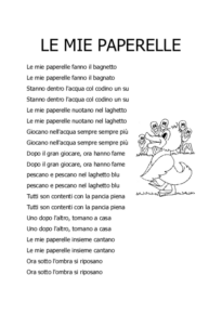 Le mie paperelle