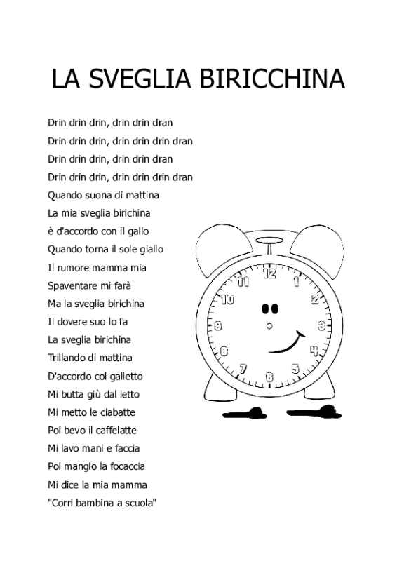 La sveglia biricchina