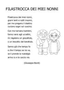 Filastrocca dei miei nonni