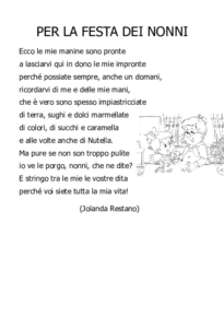Per la Festa dei Nonni