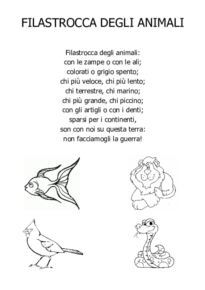 Filastrocca degli animali