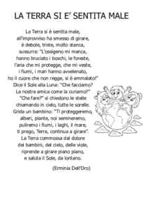 La terra si è sentita male
