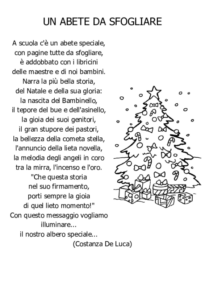 Un abete da sfogliare