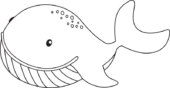 Disegni di Balene da colorare