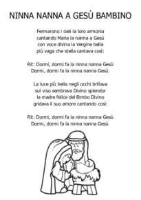 Ninna nanna a Gesù bambino