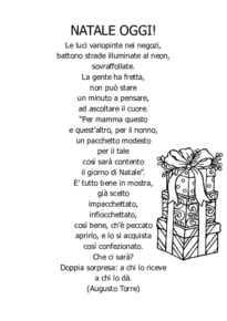 Natale oggi