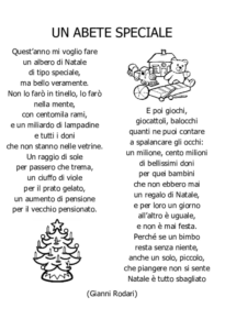 Un abete speciale
