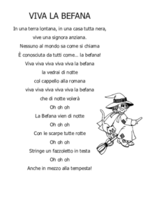 Viva la befana