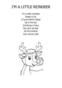 I’m a Little Reindeer