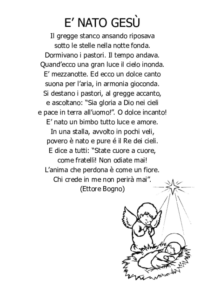 È nato Gesù