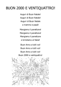 Buon 2000 e ventiquattro