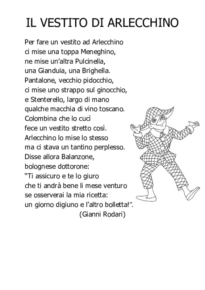 Il vestito di Arlecchino