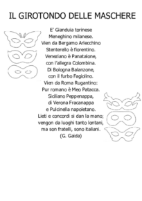 Il girotondo delle maschere