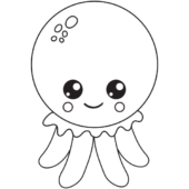 Disegni di Polpi da colorare