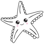 Disegni di Stelle Marine da colorare