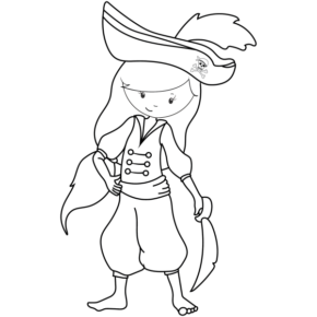 PIRATE GIRL STAMPS-11