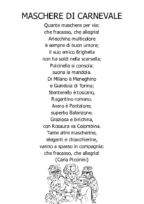 Maschere di Carnevale